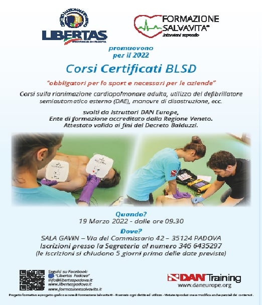 Corso di Certficazione BLSD - Libertas Padova